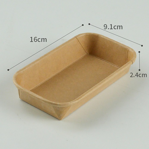 1# Paper Sushi Tray – 160 × 90 × 25 mm