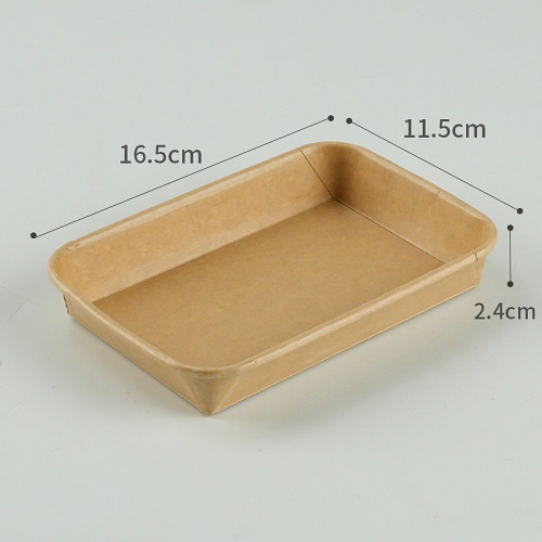 3# Paper Sushi Tray – 165 × 115 × 25 mm