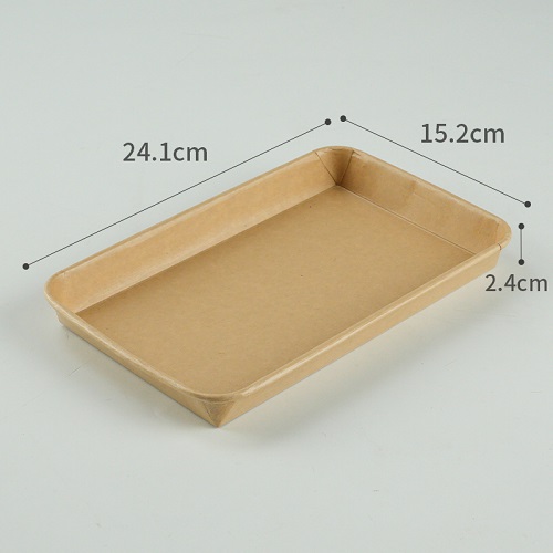 9# Paper Sushi Platter Tray – 240 × 150 × 25 mm