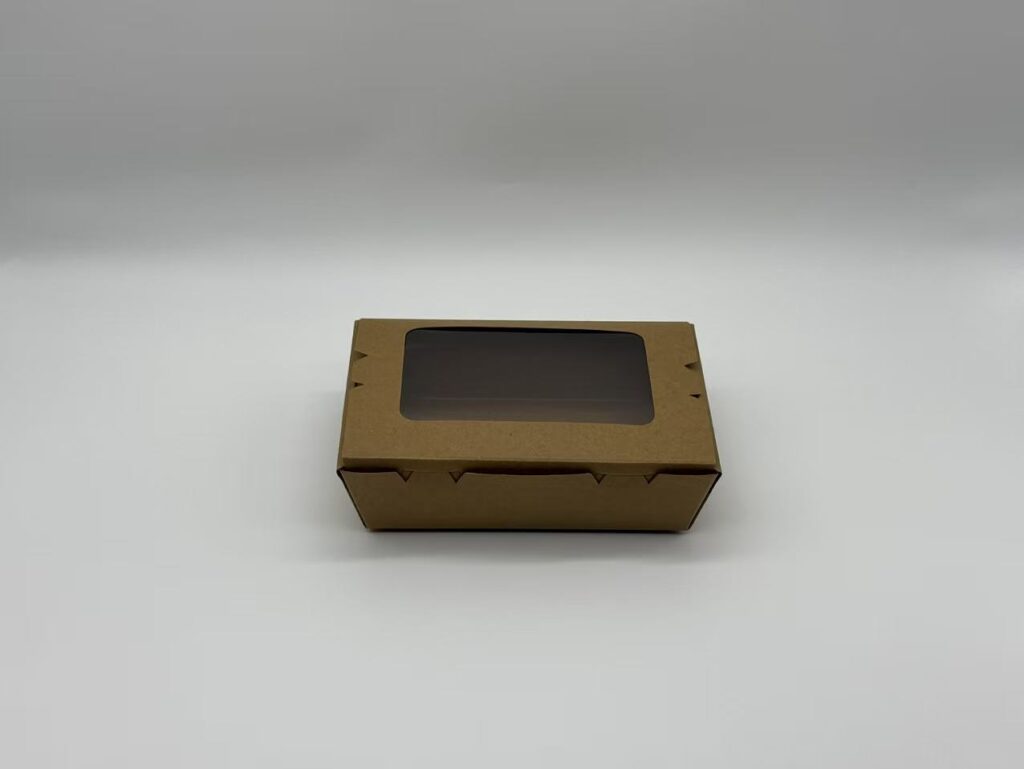 15 oz Kraft Paper Food Box with Window